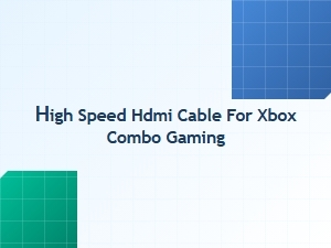 High Speed Hdmi Cable for Xbox Combo Gaming
